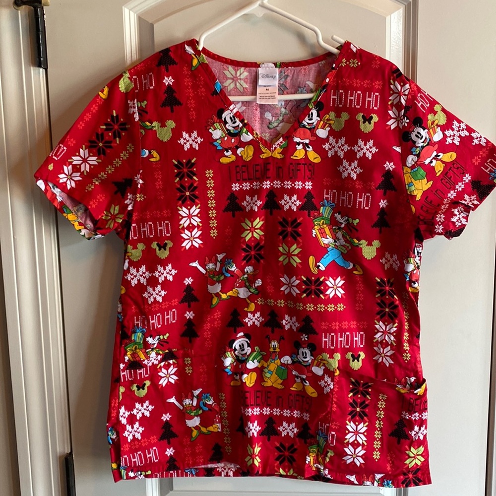 Disney scrub top